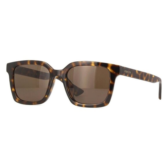 New GUCCI Havana Square GG1582SK 002 Sunglasses Women - Picture 1 of 3